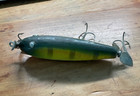 Rare     fishing Lure     vintage Wooden     