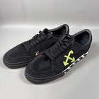 Off White Vulc Sneaker Low Black Green Suede Vulcanized Sole Men s Sz Us 11 Eu43