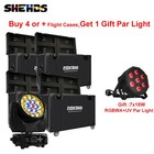 Special Deal Shehds Flightcase 2in1 Of Original 19x15w Rgbw Moving Head Lighting