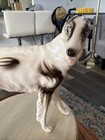 Austrian Porcelain Borzoi  russian Wolfhound figurin 1950
