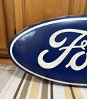 Ford Sign Service Dealer Garage Metal Tools Gas Oil Vintage Style Wall Decor