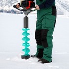 Ice Fishing Auger Ice Drill Auger For Fast Ice Drilling With Spiral Blade