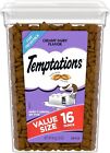 Temptations Classic Crunchy And Soft Cat Treats Creamy Dairy Flavor 16 Oz Tub