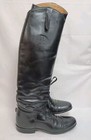 Elan Tall Black Leather Equestrian Riding Boots Womens Size 8 5  Lined Handmade 
