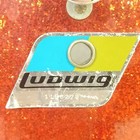 Ludwig 10x14 3ply Red Sparkle Granitone Snare Drum Vintage75 Marching parade P85