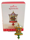 Hallmark Ornament 2017 Event Exclusive Green Repaint  Christmas Carousel  1 New