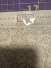 French General Embroidery Sampler Atelier De France 14x11    Kit