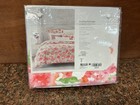 Sky  Full Queen Comforter Cover Set Pink Blushing Hydrangea Cotton Floral - C4
