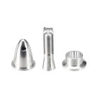 4pack Rc Plane Airplane Spinner 6mm Shaft Motor Propeller Adaptor