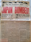 15 Original Wwii Newspapers 1941-1945 - Pearl Harbor  Japan Surrenders   