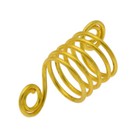 10pcs Beads Metal Spiral Hair Braid Dreadlock Clip Jewelry Multiple Colors Pins