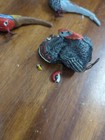 Vintage Putz German Composition Barnyard Folk Art Nativity Bird Figures Lot 8   