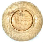 Quilted Maple Wood Bowl 9 25    Dia   2 25  H  Heirloom Piece Dad Hand Turned 2002