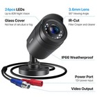 1080p 4 Pack Hd Tvi Security Cameras  80ft Night Vision  Outdoor Indoor Weath   