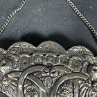 Vtg Turkish Wedding Mirror Bedo  900 Silver Repouss   - Ornate Floral Wall Mirror