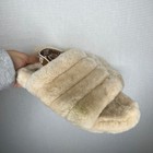 Ugg Fluff Yeah Size 6 Slide Slippers Tan Beige Women s Slides Comfort Sandals