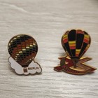Vintage Hot Air Balloon Enamel Pins - Lot Of 18  Official Aibf Included 