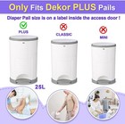 Compatible With Dekor Plus Diaper Pail  Pail 4 Count  pack Of 1  