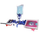 Micro-registration 4 Color 2 Station Desktop T-shirt Screen Printing Press Diy