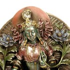 Green Tara Statue 8  Bronze Resin Buddha High Quality Buddhist Goddess Tibetan