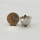 Lot E Kupjack Artisan Sterling Silver Monteith Bowl 329 Ladle 330 Mini Dollhouse