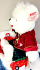 Vtg 2002 Dan Dee Snowflake Teddy Bear Plush White Christmas Holiday Boy 22  Nwt