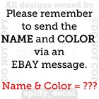 Personalized Custom Single Name Vinyl Wall Decal Sticker Decor Nursery Polkadots