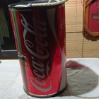 Coca-cola Coke Can Shaped Cooler W  Rope Handle   Foam Insert Red silver white