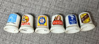 Vtg Porcelain Advertising 26 Thimbles Lot Campbells Cola Shakers Morton Ivory