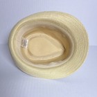 Rising Star Infant Fedora Straw Hat Beige Plaid Band Unisex 6-18 Months