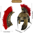 Medieval Roman Knight Helmet plastic Greek Spartan Gladiator Helmet Medieval Cos