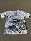 Vintage Kentucky Derby Shirt Mens Large All Over Print Nature Jockeys Horses 121