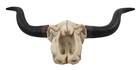 Huge Longhorn Cow Skull 27in Wide Resin Long Horn Steer Wall Hanging Decor