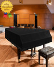 Grand Piano Cover  Velvet Dustproof Baby Piano Cover Washable Soft Bordered