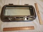 Chromed Brass Rectangular Porthole Window 