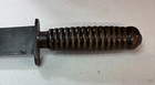Forged Short Sword machete With Turned Wooden Handle Collectible Vintage Rare