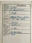 Ww2 German Personal Id   April 12  1946  Rare 