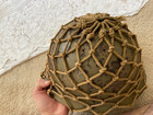 Original Ww2 Japanese Type 90 Helmet With Liner And Camoflauge Netting