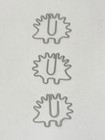 100 Count Gray Hedgehog Shaped Paper Clips Gifts Cute Shaped Paper Clips