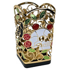 Bath   Body Works Skull Pumpkin Halloween Foaming Soap Holder Stained Glass New