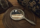 Ornate Victorian Era International Silver Company Hand Held Vanity Mirror 