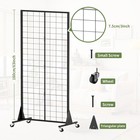 1-pack Grid Wall Panels 2  X 5 5  Ft Gridwall Panel Display Stand Heavy Movab   