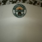Southern Pacific Railroad Plate Syracuse 7 25  Sunset 11-g Train Dining Car