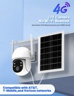 Moes 4g Lte Cellular Solar Security Camera Wireless Outdoor Built-in Vsim Card