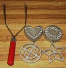 Vintage 1950 s Nordic Ware 210b Double Rosette   Timbale Iron new In Box