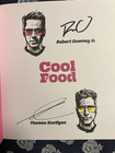 Robert Downey Jr  Signed Autographed Book Cool Food Iron Man Marvel Full  Auto