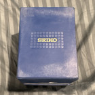 Seiko Sportura Kinetic Chronograph Tachymeter Date Black Dial Box Papers