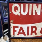 Quincy Illinois 1920s  1927  Fair And Exposition Sign Regalia Rock Island Ill