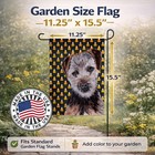 Caroline s Treasures Norfolk Terrier Puppy Halloween Candy Garden Flag
