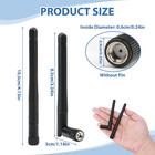 100x Rp-sma Antenna For Wifi 2 4ghz 5ghz Wireless Router Or Card Female Pin Lot